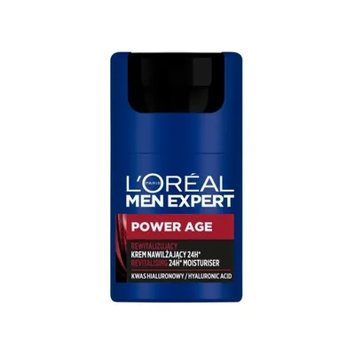 L'Oreal Paris Men Expert, Power Age, Rewitalizujący krem nawilżający 24h