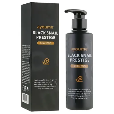 Ayoume Black Snail Prestige Shampoo (Szampon ochronny z mucyną ślimaka)