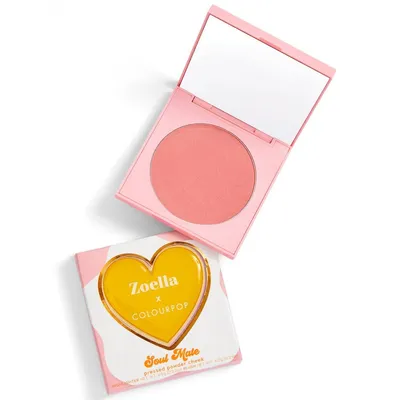 ColourPop Zoella x ColourPop, Soul Mate Pressed Powder Blush (Prasowany róż)