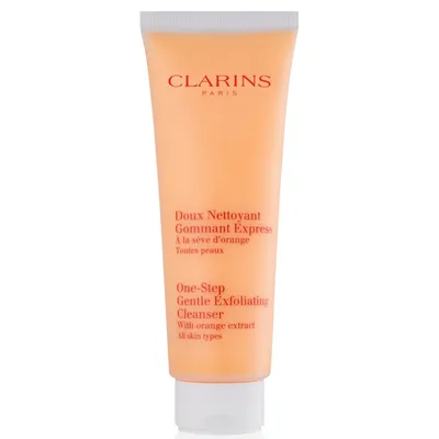 Clarins Doux Nettoyant Gommant Express Toutes Peaux [One-Step Gentle Exfoliating Cleanser] (Łagodny peeling myjący do twarzy do każdego rodzaju cery)