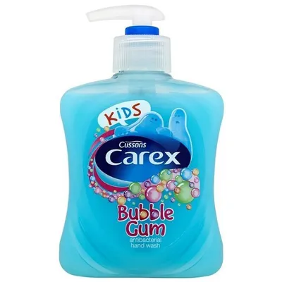 Carex Bubble Gum Antibacterial Hand Wash (Antybakteryjne mydło w płynie o zapachu gumy balonowej)
