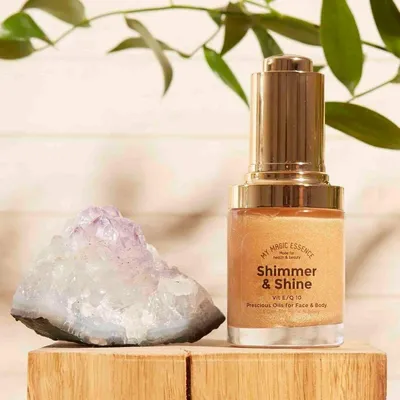 My Magic Essence Olejek do twarzy i ciała z drobinkami złota `Shimmer & Shine`