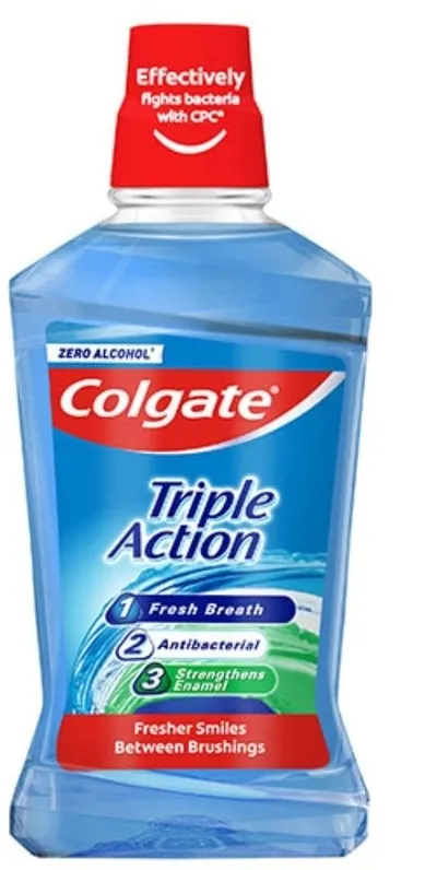 Colgate Triple Action Mouthwash (Płyn do płukania jamy ustnej)