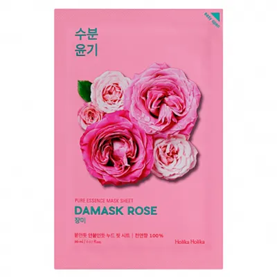 Holika Holika Pure Essence, Damask Rose, Mask Sheet (Różana maska na twarz w płacie)
