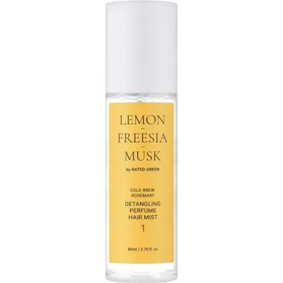 Rated Green Lemon-Freesia-Musk, Detangling Perfume Hair Mist (Perfumowana mgiełka do włosów)