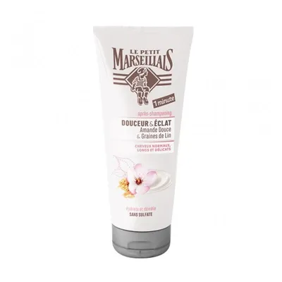 Le Petit Marseillais Apres-shampooing Douceur & Eclat Amande douce et graines de Lin (Odżywka do włosów normalnych, długich i delikatnych)
