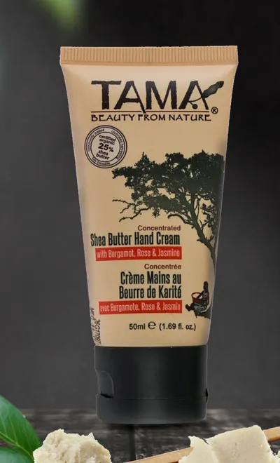 Tama Beauty From Nature Krem do rąk shea 25% `Bergamotka, róża, jaśmin`
