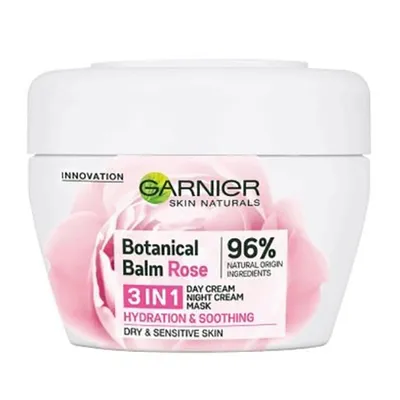 Garnier Botanical Balm Rose (Krem na dzień + krem na noc + maska do twarzy 3 w 1 `Róża`)