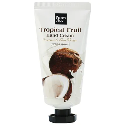 FarmStay Tropical Fruit Hand Cream Moist Full Coconut & Shea Butter (Krem do rąk z kokosem i masłem shea)