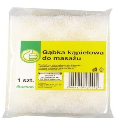 Auchan Gąbka kąpielowa do masażu