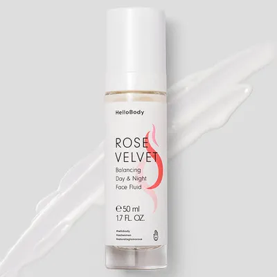 HelloBody Rose Velvet, Balancing Day & Night Face Fluid (Przywracający balans fluid do twarzy)