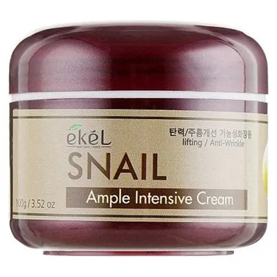 Ekel Snail Ample Intensive Cream (Krem do twarzy z ekstraktem z mucyny ślimaka)