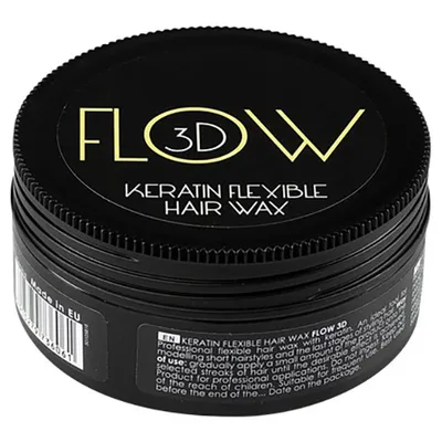 Stapiz Flow 3D, Kreatin Flexible Hair Wax (Wosk elasyczny z keratyną)