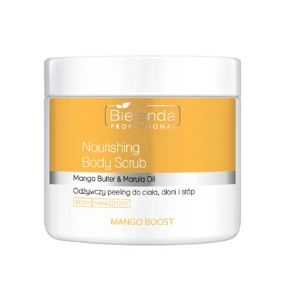 Bielenda Professional Mango Boost, Nourishing Body Scrub (Odżywczy peeling do ciała, dłoni i stóp)