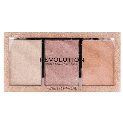 Revolution Beauty (Makeup Revolution) Precious Stone, Rose Quartz Highlighter Palette (Paleta rozświetlaczy do twarzy)