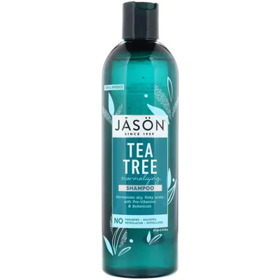Jason Natural Tea Tree, Scalp Normalizing Shampoo (Organiczny szampon z drzewkiem herbacianym)