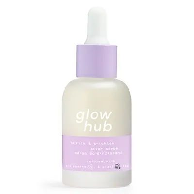 Glow Hub Purify & Brighten, Blueberry & Black Tea Super Serum (Oczyszczające serum do twarzy)