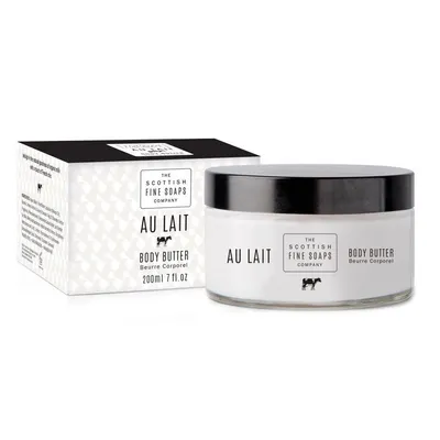 Scottish Fine Soaps Au Lait, Body Butter Jar (Masło do ciała)