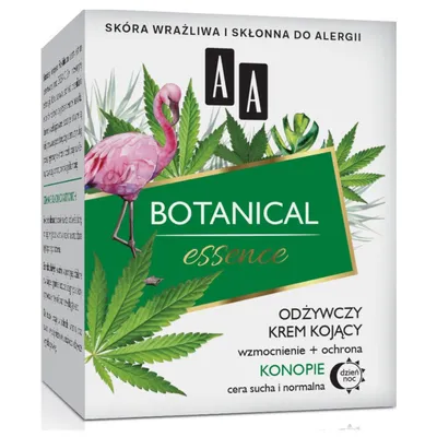 AA Botanical Essence, Odżywczy krem kojący `Konopie`