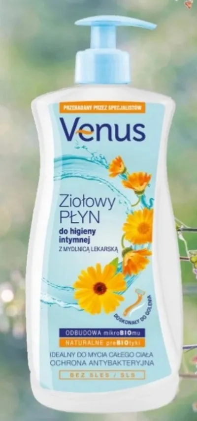 Venus Ziołowy płyn do higieny intymnej z mydlnicą lekarską
