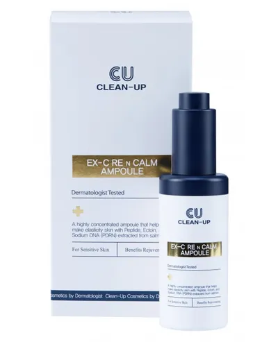 Cu Skin Clean-Up, Ex-C N Calm Ampoule (Koncentrat liftingujący do twarzy)