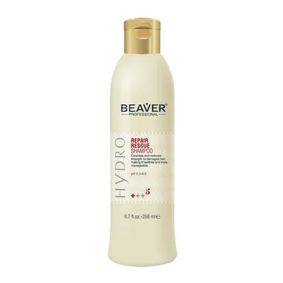Beaver Professional Hydro, Repair Rescue Shampoo (Szampon regenerujący do włosów farbowanych)