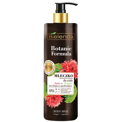 Bielenda Botanic Formula, Mleczko do ciała `Imbir + dzięgiel`