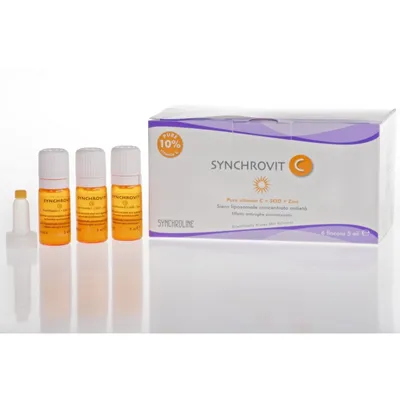 Synchroline Synchrovit C (Skoncentrowane serum liposomowe z witaminą C, SOD i cynkiem (nowa wersja))