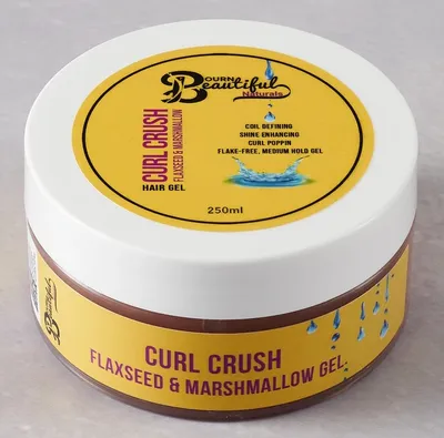 Bourn Beautiful Naturals Curl Crush Flaxseed & Marshmallow Gel (Żel do włosów z lnem i prawoślazem)