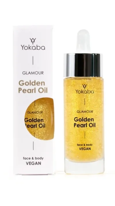 Yokaba Face & Body, Glamour Golden Pearl Oil (Odżywczy olejek z drobinkami do pielęgnacji twarzy i ciała)