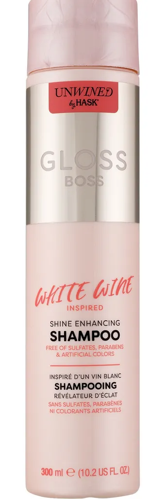 Hask Gloss Boss, White Wine Shine Enhancing Shampoo (Nabłyszczający szampon `Białe wino`)