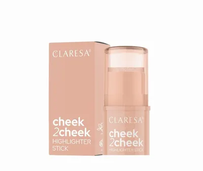 Claresa Cheek 2 Cheek, Highlighter Stick (Rozświetlacz w sztyfcie)
