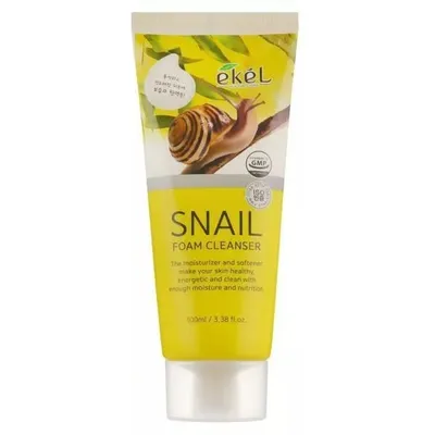 Ekel Snail Foam Cleanser (Pianka do mycia twarzy z mucyną ślimaka)