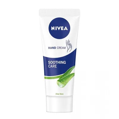 Nivea Soothing Care, Aloe Vera Hand Cream (Łagodzący krem do rąk)