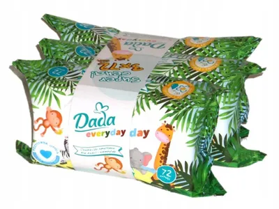 Dada Everyday, Chusteczki nawilżane dla dzieci i niemowląt `Rumianek + alantoina`