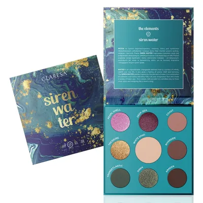 Claresa Siren Water Eyeshadow Palette (Paleta cieni do powiek)