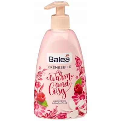 Balea Warm and Cozy Cremeseife (Mydło w płynie o zapachu malin i magnolii)