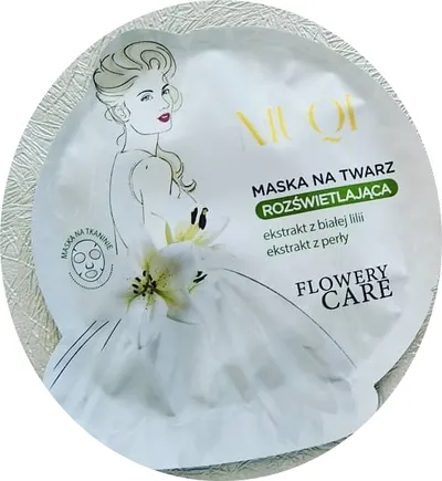 Niuqi Flowery Care, Maska na twarz rozświetlająca