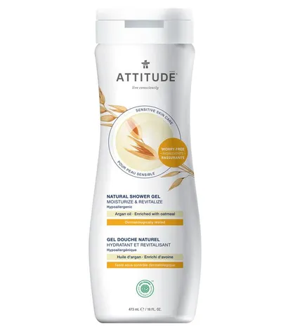 Attitude Moisturize & Revitalize Natural Shower Gel Argan Oil (Żel pod prysznic nawilżająco - rewitalizujący z olejkiem arganowym)