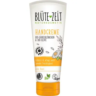 Naturkosmetik Blütezeit, Hand creme Bio-Gänseblümchen Pflegend (Odżywczy krem do rąk `Stokrotka`)