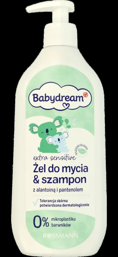 Babydream Extra Sensitive,  Żel do mycia i szampon dla dzieci  (nowa wersja)