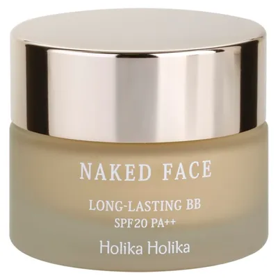 Holika Holika Naked Face, Long-Lasting BB SPF 20 PA++ (Długotrwały krem BB)