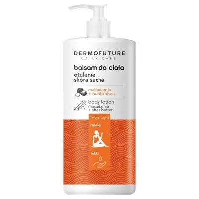 Dermofuture Precision Otulenie, Balsam do ciała do skóry suchej `Makadamia i masło shea`