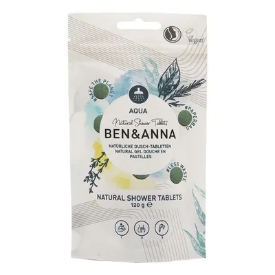 Ben&Anna Natural Shower Tablets Aqua (Naturalne tabletki do mycia ciała)