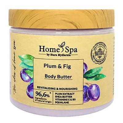 Stara Mydlarnia Home Spa by Stara Mydlarnia, Body Butter Plum & Fig (Odżywcze masło do ciała `Śliwka i figa`)