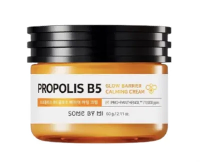 Some by MI Propolis B5 Glow Barrier Calming Mask (Odżywcza krem - maska do twarzy)