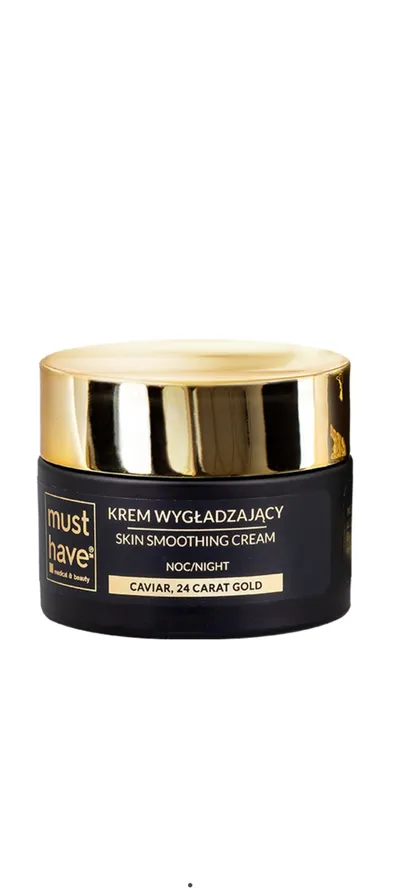 Musthave Prestige, Skin Smoothing Cream (Wygładzający krem na noc z 24-karatowym złotem i kawiorem)