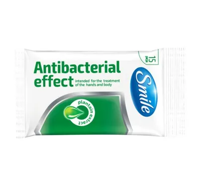 Smile Antibacterial Effect Wet Wipes (Chusteczki antybakteryjne)