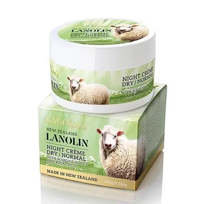 Wild Ferns New Zeland Lanolin, Night Creme Dry/Normal (Lanolinowy krem na noc)