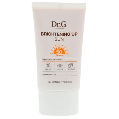 Dr. G Brightening Up Sun SPF 50 + PA +++ (Tonujący krem zapewniający wysoką ochronę przeciwsłoneczną)